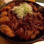 本まぐろと名古屋飯 花かるた - どてカキフライ丼（大盛り）