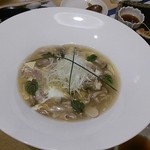 太閤うどん - 豚肉の餡かけうどん