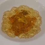 太閤うどん - ウニうどん出汁ジュレ