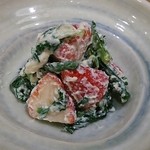 太閤うどん - いちごの白和え