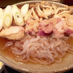 飯田橋 鳥花 - グツグツ煮えてきました