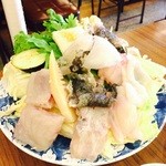 ふぐ料理 与太呂 - てっちり1人前!!2人で十分シェアーできる量♫