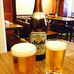 ふぐ料理 与太呂 - チェイサーがわりのビールです（笑）