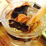 ふぐ料理 与太呂 - ふぐヒレを押して･･･エキスだし♪