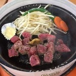 Pepper Lunch - サービスステーキ100g　アップ