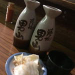 やき鳥　金富士 - 日本酒（上撰）380円