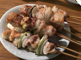 やき鳥　金富士 - 豚串、かしわ串