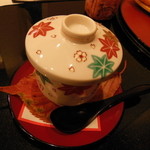 東條 - タラ白子の茶わん蒸しのりあんかけ