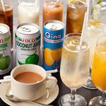 Various soft drinks