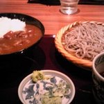 高田屋 - カレー丼とそばのセット