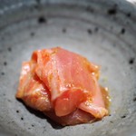 神保町 傳 - お造り　6日間寝かせた金目鯛