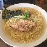 らーめん夢中 - 白醤油ラーメン大盛