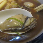 そば屋 ふさよし - 2015/12 大きな牡蠣
