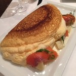 ラ・メール・プラール - オムレツ・スモークサーモン