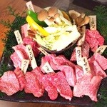 近江牛 焼肉竹 - （2015.11）極付セット(*´艸`*)