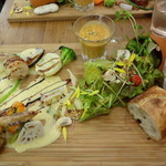 フレンチ　マーケット　プレート　田島鶏のファルシ