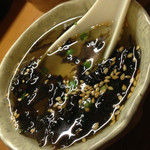 鳥丁 - 焼き鳥丼のスープ