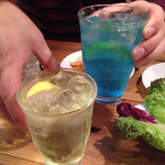 ワイン アンド フード キュウ - 乾杯　カチン