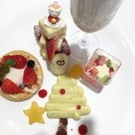 タカノフルーツパーラー - クリスマスパーティープレート