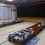 民宿 海楽荘 - 夕食は大広間で