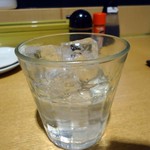 呑処おか吉 - 「火唐（ぽから）」芋焼酎。350円也。