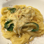 パスタ フレスカ ダンメン - いかなごとクリームとネギのパスタ