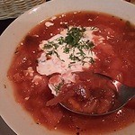 モスクワプリュスシェミ - お野菜たっぷりボルシチ