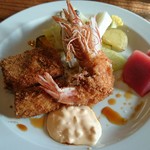 キッチンごりら - ミックスフライ 1500円