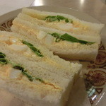 マヅラ喫茶店 - モーニングのたまごサンドイッチ