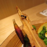 神保町 傳 - 日本の食用アリは酸味のある良いスパイスになりました。