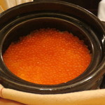 神保町 傳 - 今回も見事なイクラご飯。