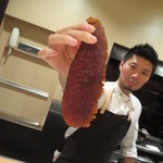 神保町 傳 - このような干しイクラを使っているそうです。