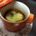 ピュアリー - ちょっと少なめオニオングラタンスープ