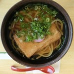 レストラン スリール - きつねウドン360円。大きなお揚げ！良いお味だったそう♡