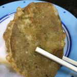 千寿雁亭 - いそべはんぺん400円
（静岡名物黒はんぺんのイソベ揚げ）
