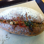 ミックスプラスベーカリー - きのことボロネーゼのサンド ￥340