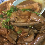 千寿雁亭 - がつカレー煮込み400円
（豚胃袋やわらかカレー煮）