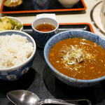 たん清 - 2015.12 タンシチュー（1,000円）麦飯大盛り