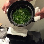 日本料理 太月 - お食事の炊き上がり