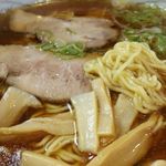 ラーメン ふくや - 麺のアップです（2015年12月）。