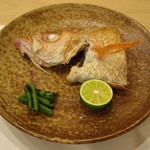 鮨 塚本 - 喉黒の塩焼き