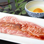 Specialty! Tsukimi shabu-yaki sirloin