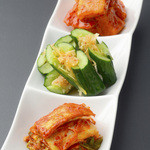 Assorted kimchi