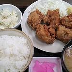 【再訪】唐揚げ（もも）定食