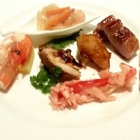 銀座アスター 本店 - 季節の前菜盛り合わせ