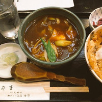 日本橋 やぶ久 - 丼とそばか、うどんのセットが出来る！