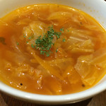 チャイブレイク - キャベツのベーコンのスープ