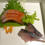 座屋 - 金目鯛昆布締め＆さば