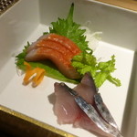 座屋 - 金目鯛昆布締め＆さば