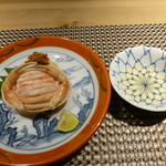 座屋 - 香箱蟹（セイコガニ）の甲羅詰め